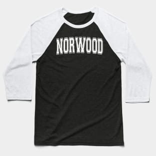 Norwood oh ohio usa vintage sports varsity style Baseball T-Shirt